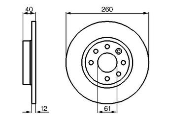 Fren Disk Ayna Ön Sağ ve Sol BOSCH 0 986 478 386  3410294 34102947 3459661 34596619