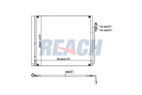 Klima Radyatörü  Land Rover Range Rover (LM)(01.2002->)  NRF 350350