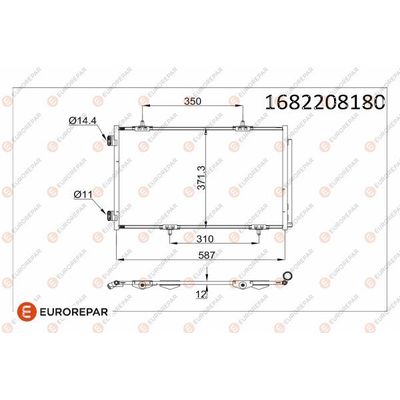 Klima Radyatörü  EUROREPAR 1682208180
