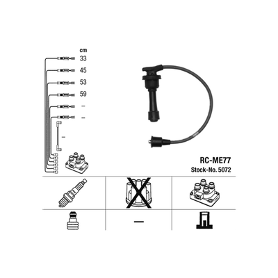 Buji Kablosu  NGK 5072