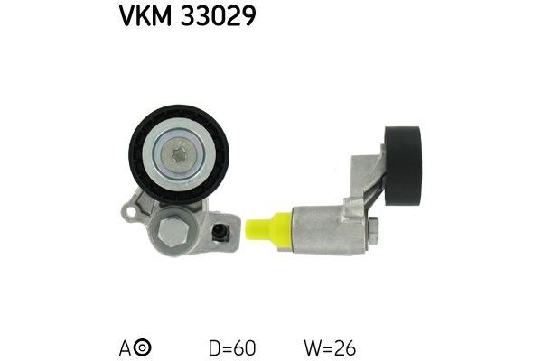 Vantilatör Kayış Gergi Rulmanı  Citroen Evasion (06.1994->)  SKF VKM 33029