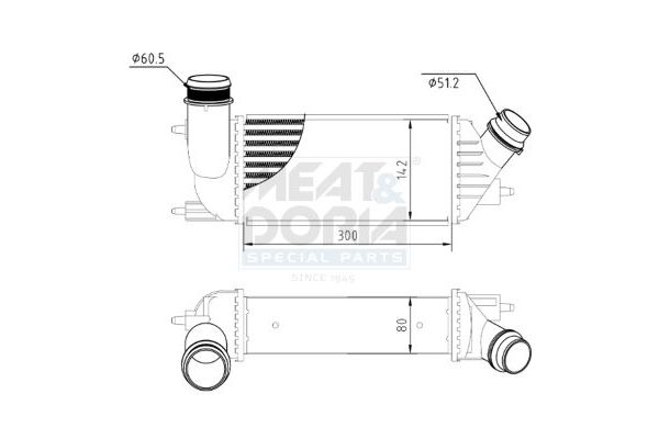 Turbo Radyatörü  MAHER 14750