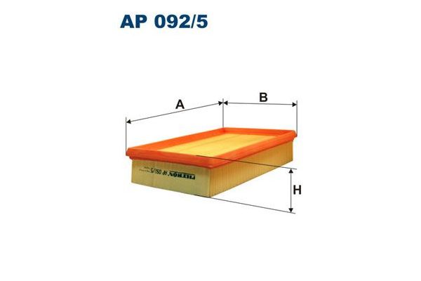 Hava Filtresi  Fiat Stilo (192)(2001->)  FILTRON AP 092/5