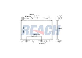 Su Radyatörü  RADISEN RR 68505  ZY8415200A ZJ3815200 ZY84-15-200 A