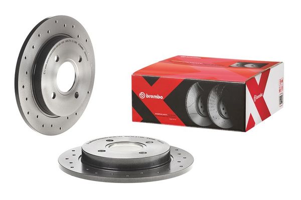 Fren Disk Ayna Arka Sağ ve Sol Ford Fiesta (CBK)(2002->)  BREMBO 08.4931.2X