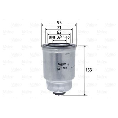 Yakıt Filtresi  VALEO 587728