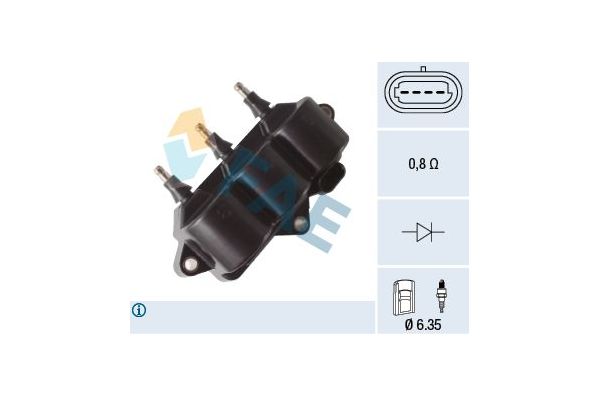 Ateşleme Bobini  Daewoo Matiz (1997->)  OPEL ORJINAL 96291054