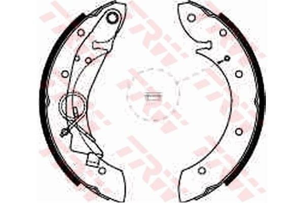 Fren Pabuçlu Balata Arka TRW GS8635