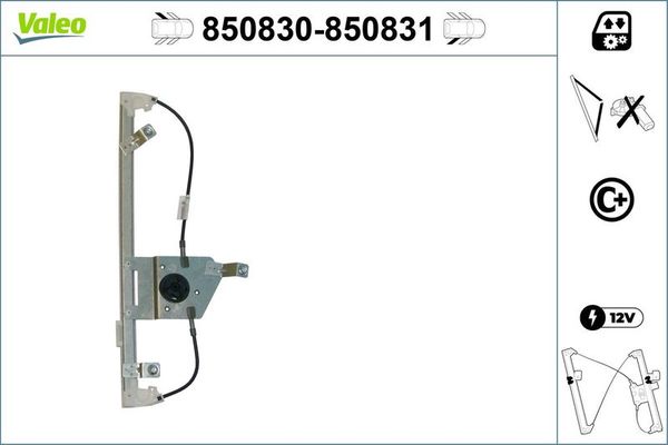 Cam Krikosu Arka Sol VALEO 850830