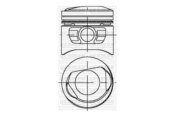 Piston (47.00MM-0.50)  YENMAK 31-04031-050