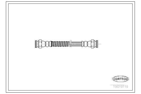 Fren Hortumu Arka Sol Citroen AX (03.1987->)  EUROREPAR E168076