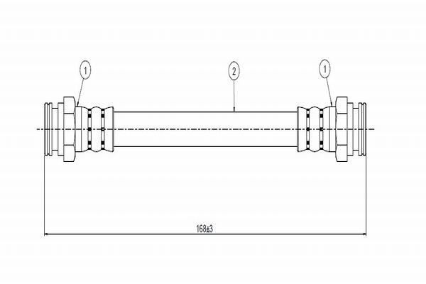 Fren Hortumu Arka Sağ veya Sol CAVO C800 460