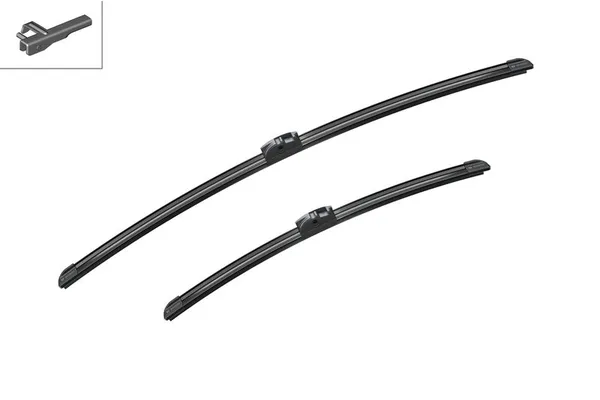 Silecek Süpürgesi Ön  650/450 mm - 26/18 inç BMW 7 Serisi (F01/F02/F04)(01.2009->)  BOSCH 3 397 007 523