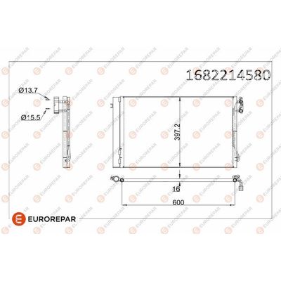 Klima Radyatörü  BMW Z4 Serisi Roadster (E89)(2009->)  EUROREPAR 1682214580