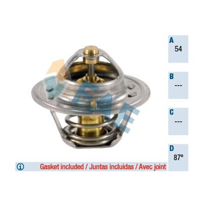 Termostat 87 °C  Hyundai Accent (LC)(2000->)  MAGNETI MARELLI 359001201020