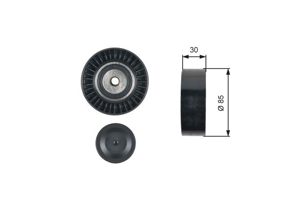 Vantilatör Kayış Gergi Rulmanı  Subaru Impreza (G12)(2007->)  GATES T36477