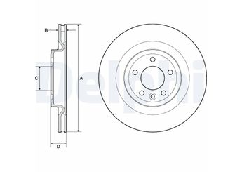 Fren Disk Ayna Arka Sağ ve Sol DELPHI BG9146C  LR033302 LR099036 LR161898