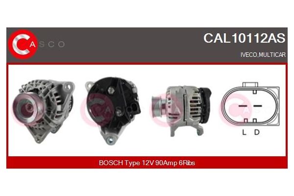 Alternatör  Iveco Daily Kamyonet / Devirmeli Kasalı (1999->)  MGA 28010