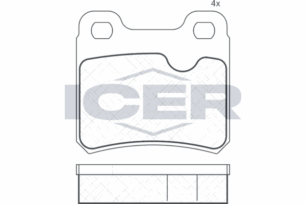 Fren Disk Balata Arka WONGA 22132