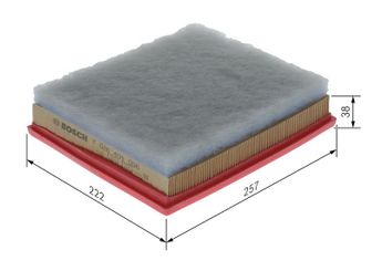 Hava Filtresi  BOSCH F 026 400 096  F026400096 F 026 400 096 1089896 XS5X9601DA