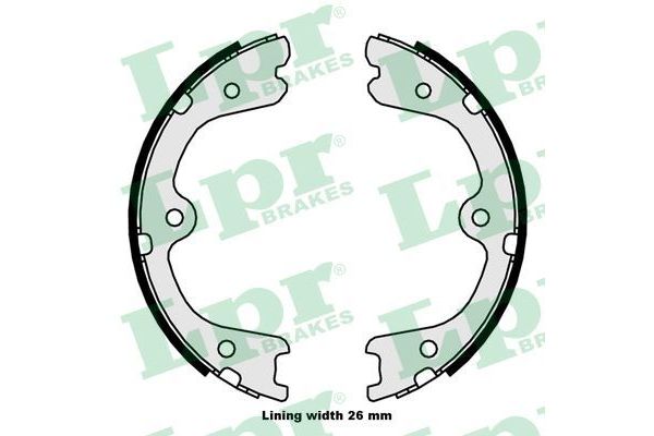 El Fren Balatası  Nissan Pathfinder 4/5 Kapı (R51)(01.2005->)  LPR 09880