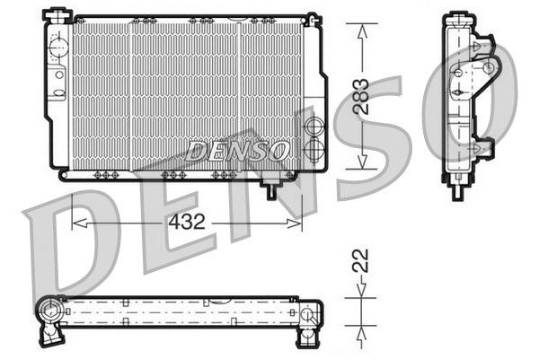 Su Radyatörü  DENSO DRM23041