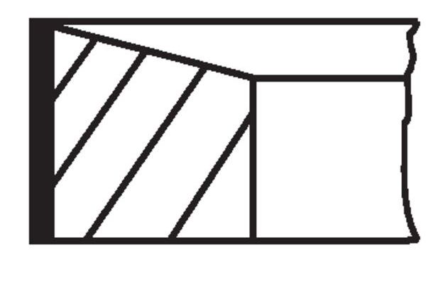 Segman (94.55MM-0.50)  MAHLE 015 90 N2