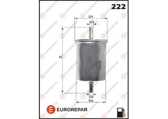 Yakıt Filtresi  EUROREPAR E145075  E145075 J1201511A 0J1201511A 1J0201511A 8E0201511H 8E0201511K 3D0201511 3D0201511A 3D0201511B 3Y0201511 B141117110