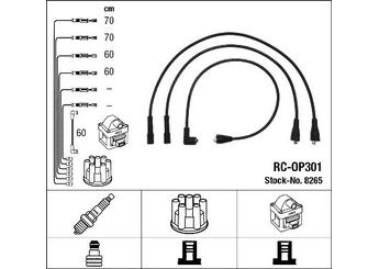Buji Kablosu  NGK 8265  1612456 90007104 90 007 104