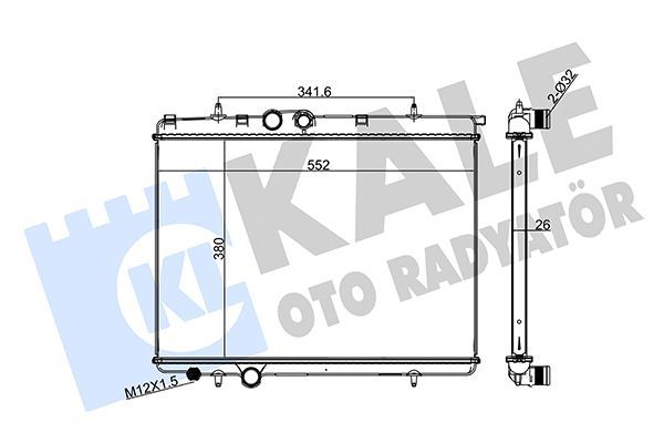 Su Radyatörü  KALE 2032011AB