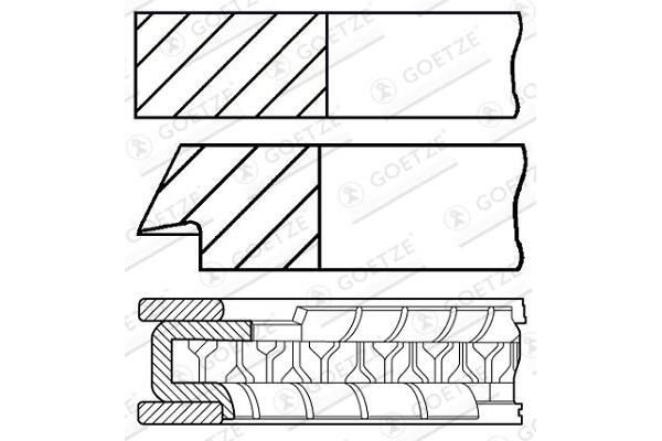 Segman (75.50MM-0.50)  RIK 26140-050