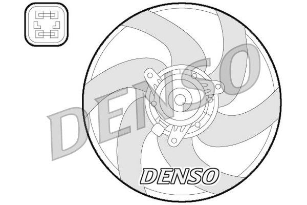 Radyatör Fan ve Motoru  PSA ORJINAL 125386