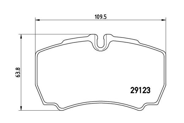 Fren Disk Balata Arka Iveco Daily Kargo Aracı  (Brüggen)(2011->)  MAGNETI MARELLI 363700506023