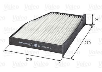 Polen Filtresi  VALEO 698800  1K0819644B 1K0819644 1K0819644A