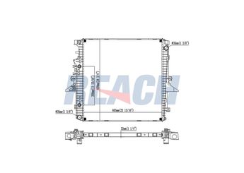 Su Radyatörü  RADISEN RR 64320  PCC500040 PCC500490 PCC500093 LR021777 PCC500041 PCC500092 PCC500213 PCC500222 PCC500540 PCC500550 PCC500630 PCC500680