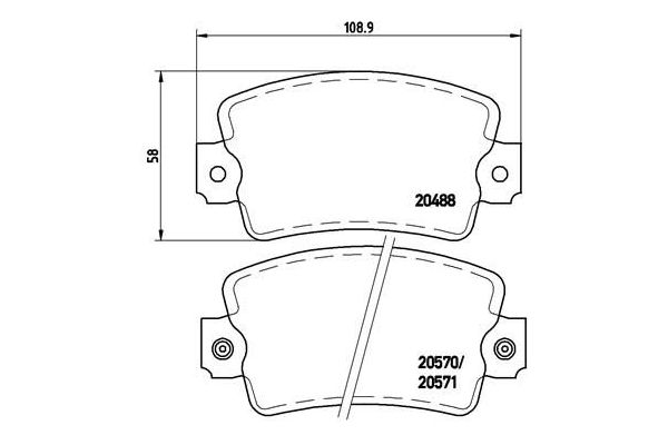 Fren Disk Balata Ön BREMBO P 68 007