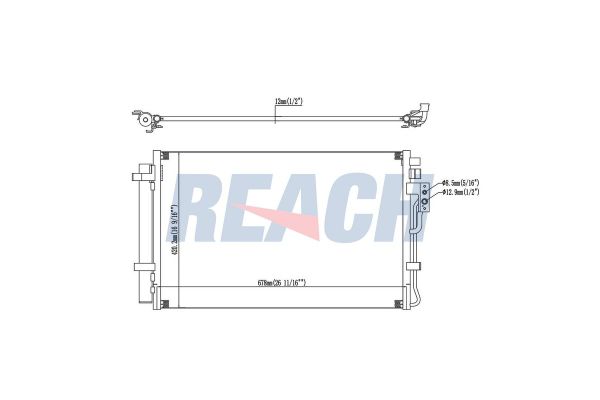 Klima Radyatörü  MANDO HC976062P500