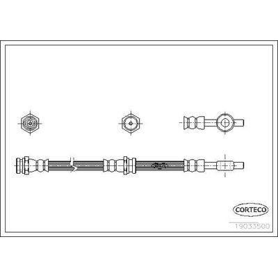 Fren Hortumu Arka Sağ veya Sol SVAC 80-0113