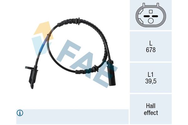 Abs Sensörü Ön Sağ veya Sol MINI Mini 3-Kapı (F56) / Mini Elektrik (2013->)  TRW GBS2603