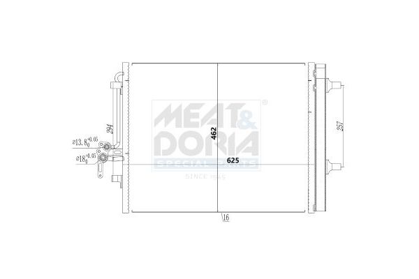 Klima Radyatörü  Volvo XC70 (04.2007->)  FEBI BILSTEIN 197625