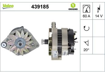 Alternatör  VALEO 439185  8722352541451 2541451 872235