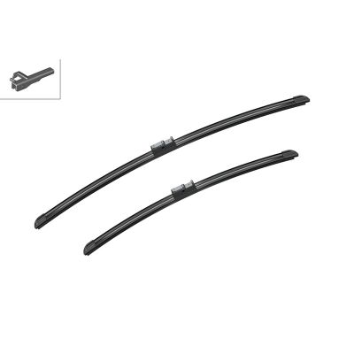 Silecek Süpürgesi Ön Muz Tip 600/475 mm - 24/19 inç Audi A3 (8P1)(05.2003->)  BOSCH 3 397 118 936