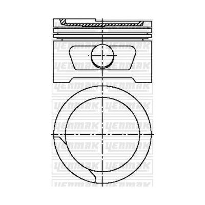 Piston (79.00MM-0.50)  GOETZE 87-71685-050