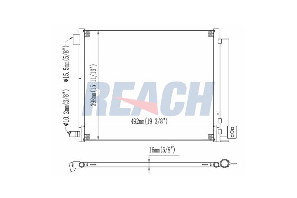 Klima Radyatörü  Nissan Micra (K13K/KK)(07.2010->)  MAHLE AC 1108 000S