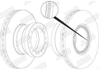 Fren Disk Ayna Arka Sağ ve Sol MAGNETI MARELLI 360704027400  569128 13501303 13502199 569062 5 69 062 5 69 128