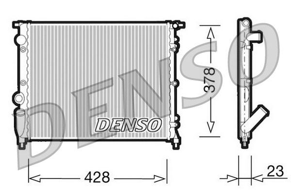 Su Radyatörü  DENSO DRM23001