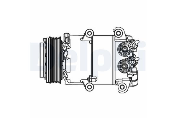 Klima Kompresörü  Ford Focus 4/5 Kapı (CB8)(2010->)  DELPHI CS20466