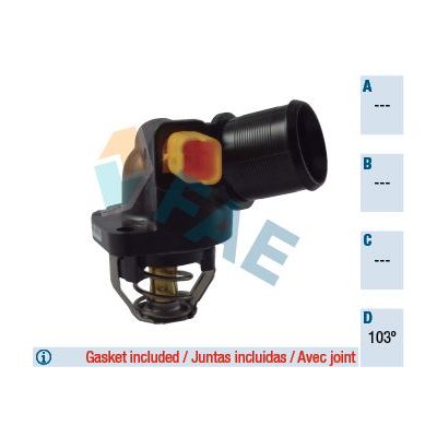 Termostat  Peugeot 206 + (02.2009->)  PSA ORJINAL 1336Z2