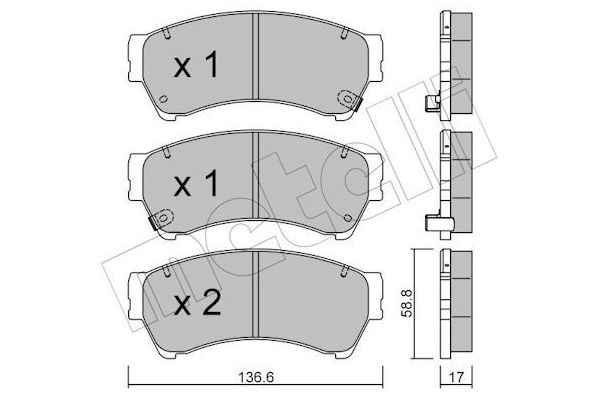 Fren Disk Balata Ön Mazda 6 Kombi (GH)(12.2007->)  MAHER 00147