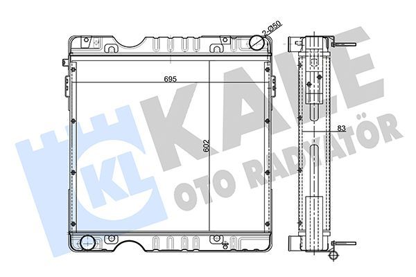 Su Radyatörü  BEHR 8MK 376 769 751
